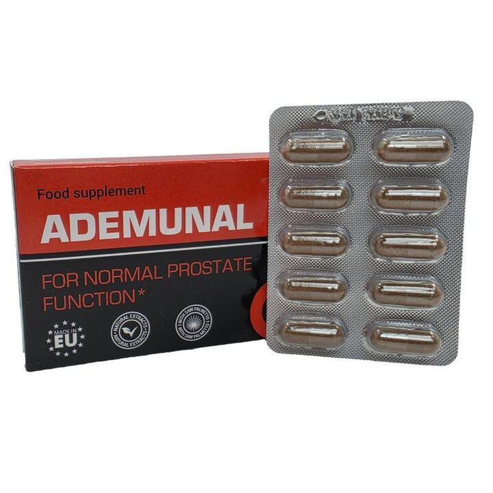 Embalagem e cápsulas Ademunal